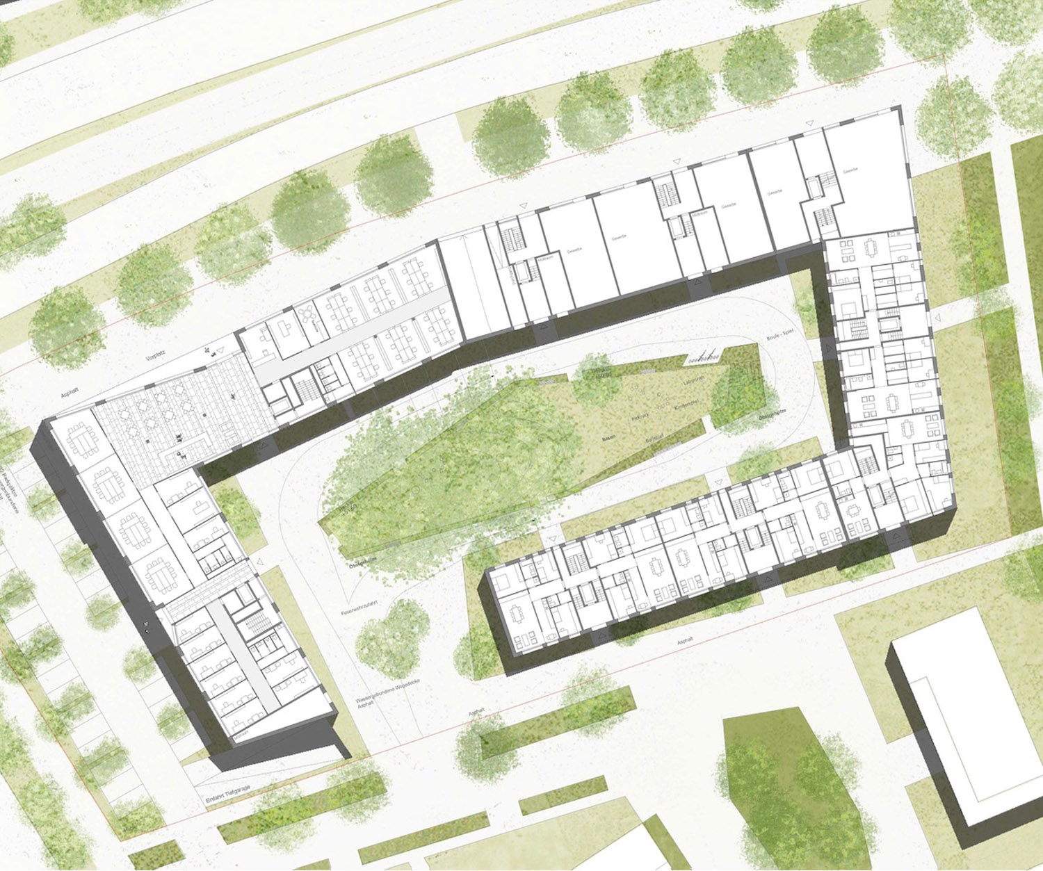 Podbielskistraße Grundriss Erdgeschoss