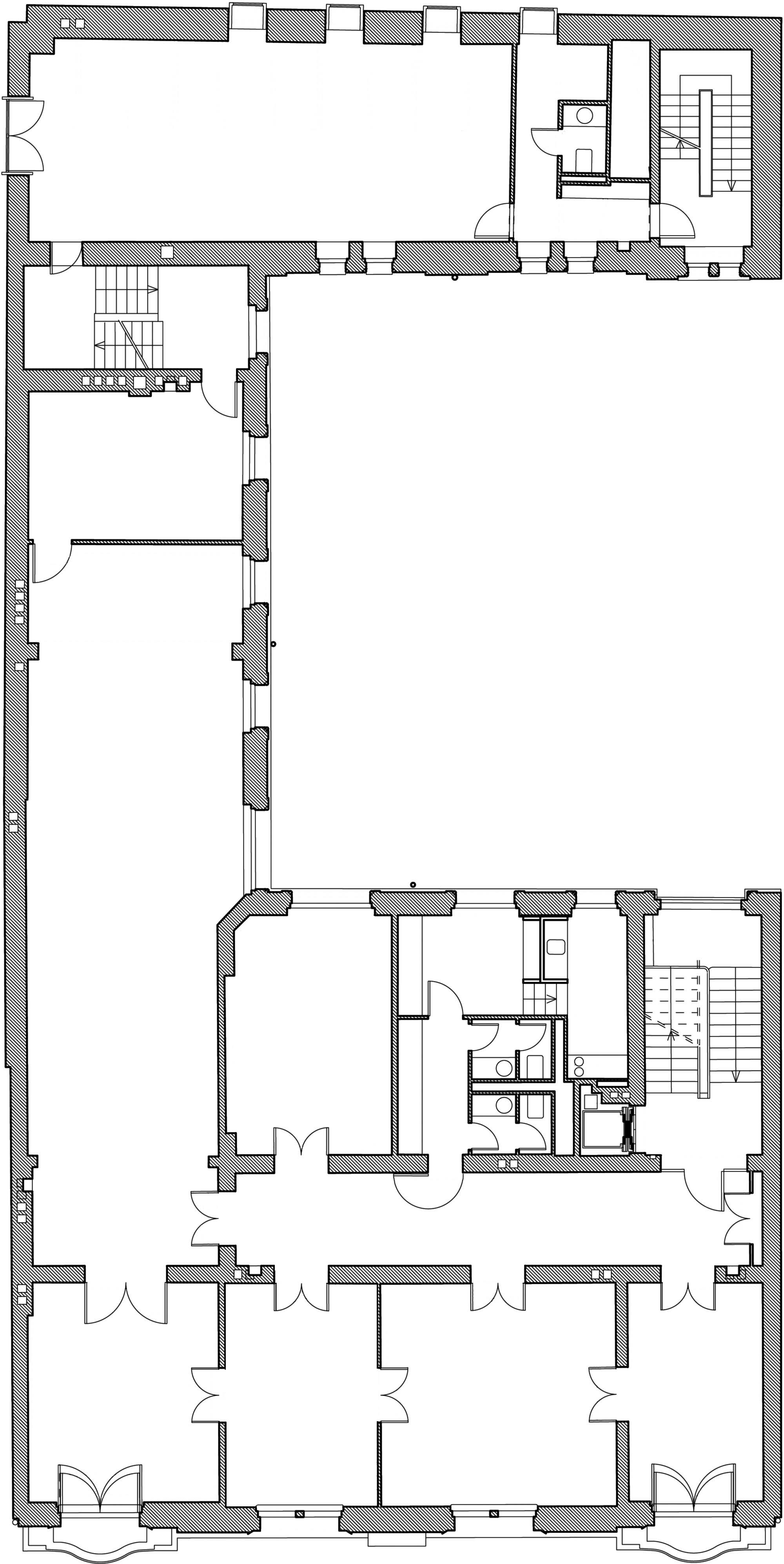 Haus Borchardt, Grundriss 1. Obergeschoss