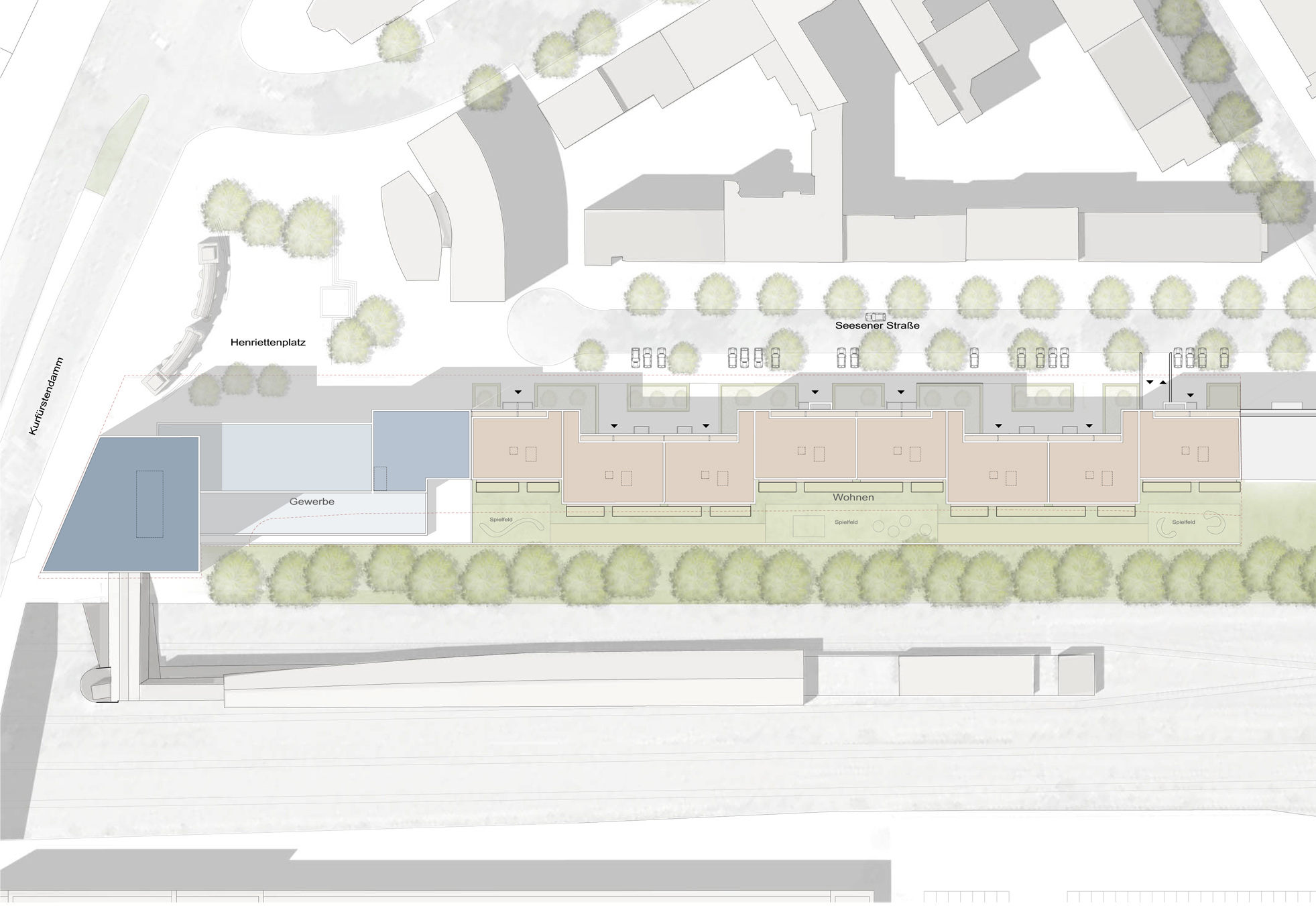 Henrietten Platz/Seesener Straße Lageplan