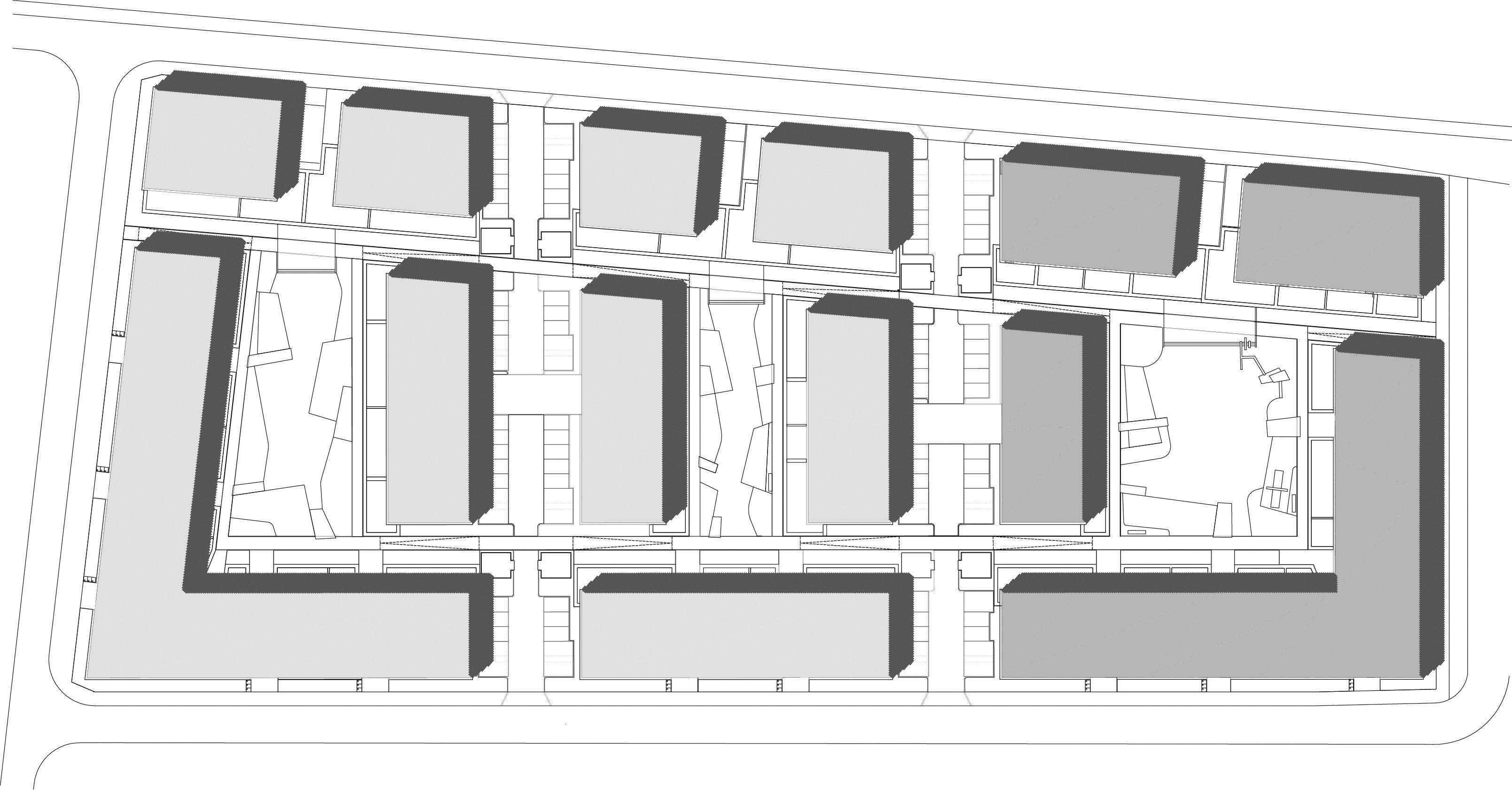 Wohnanlage Heinrich-Mann-Allee Potsdam, Lageplan