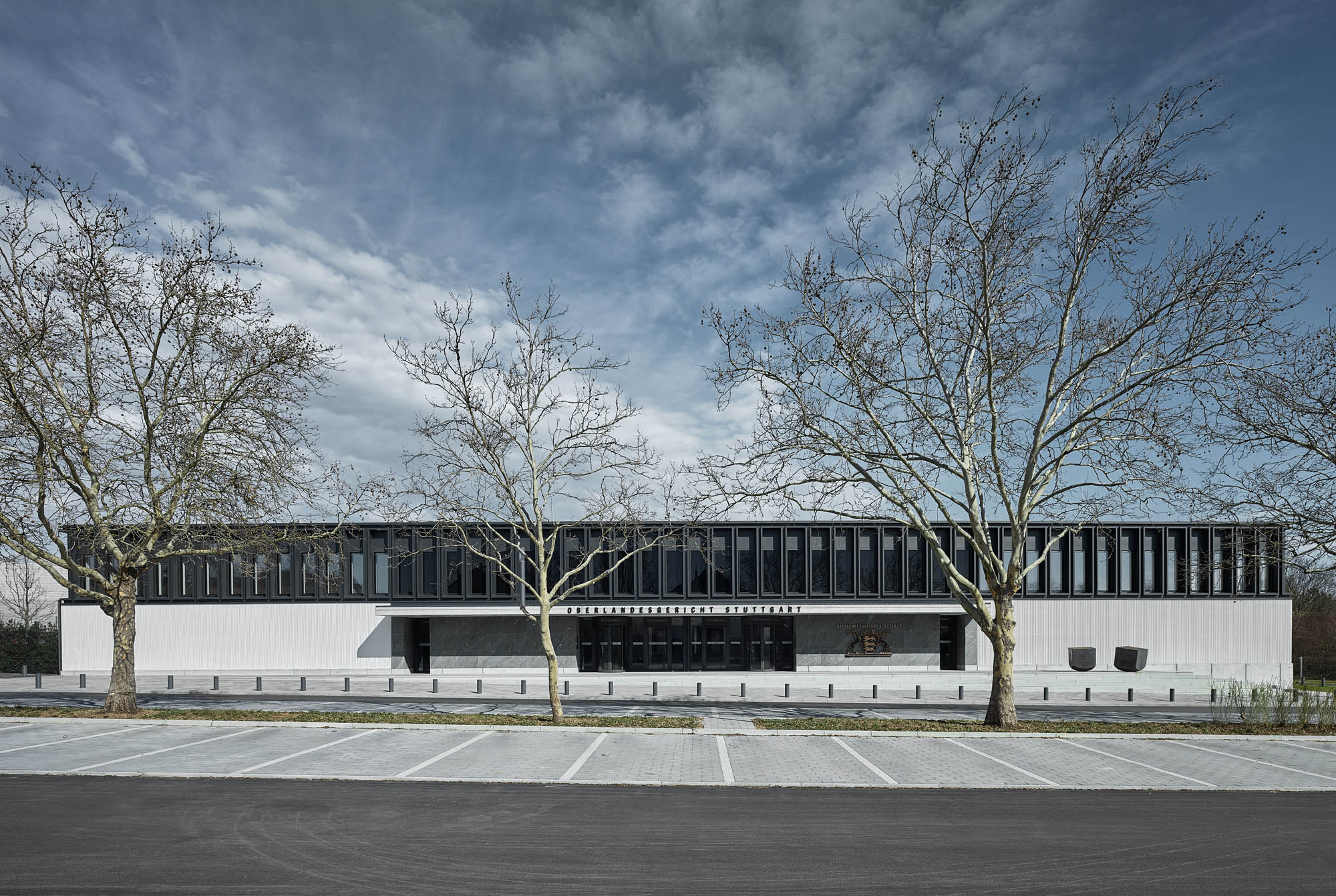Oberlandesgericht Stuttgart - Gesamtansicht, Foto: Oliver Rieger Photography