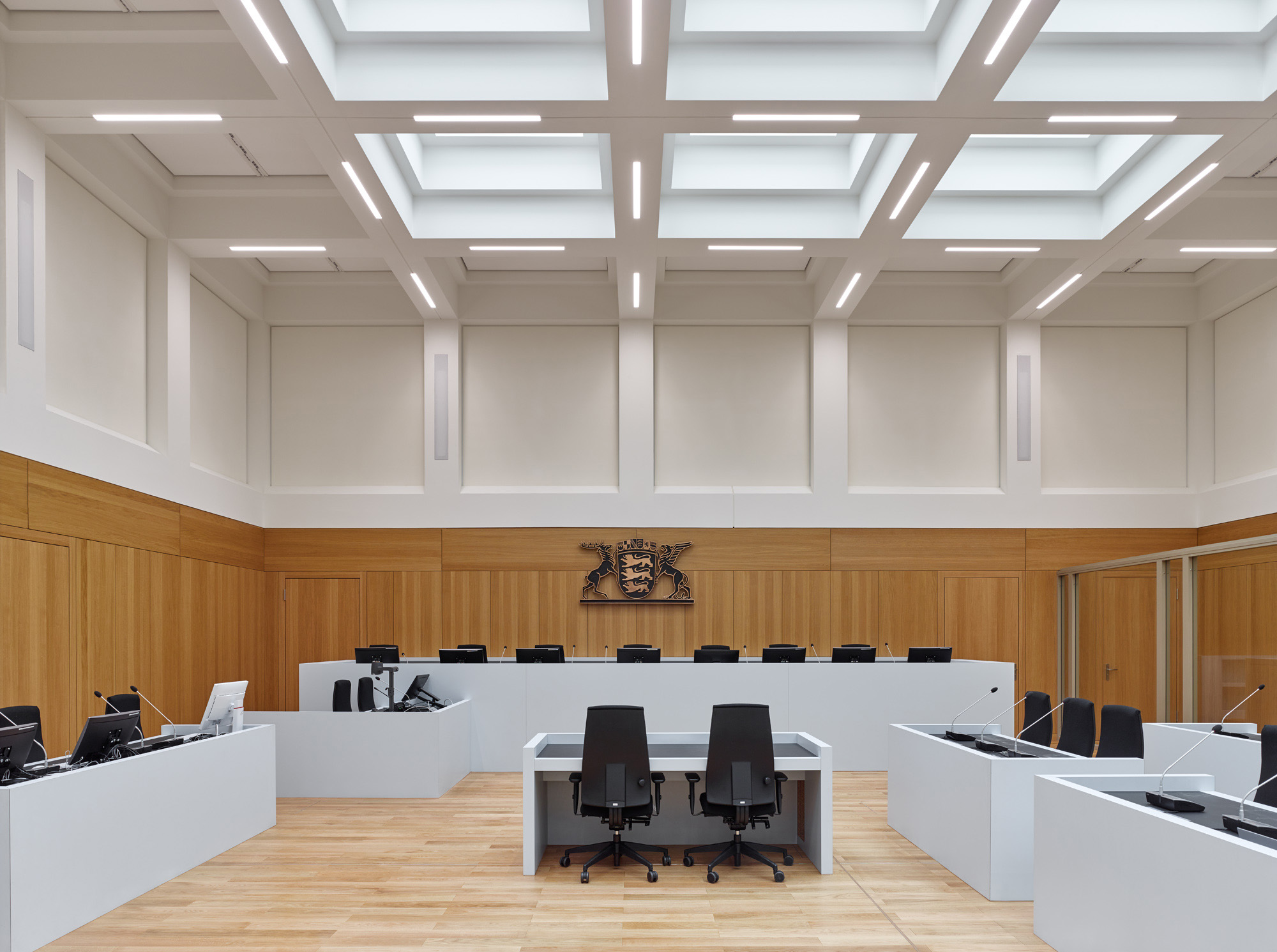 Oberlandesgericht Stuttgart - Gerichtssaal, Foto: Stefan Müller