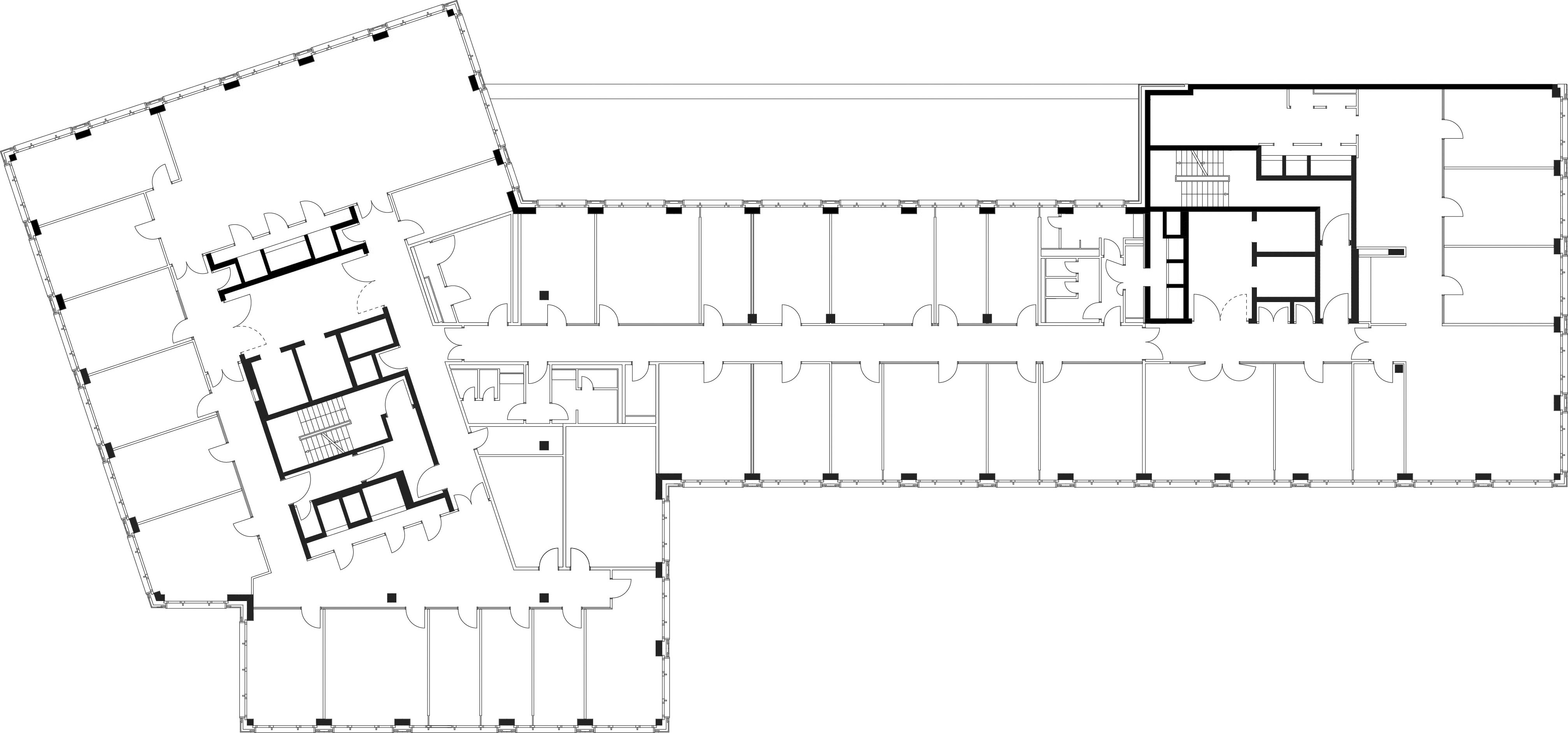Marienforum, Frankfurt/Main - Grundriss Regelgeschoß