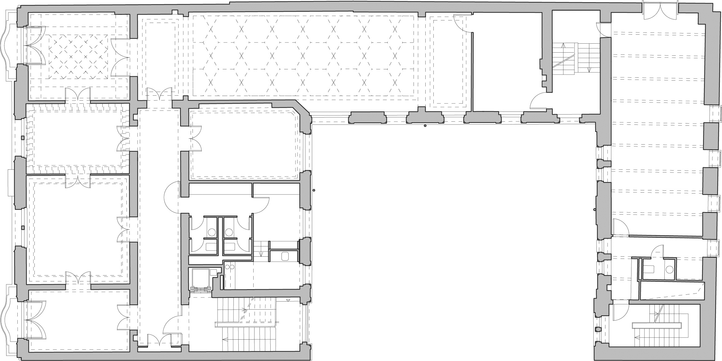 Haus Borchardt in Berlin, Grundriss 1. OG