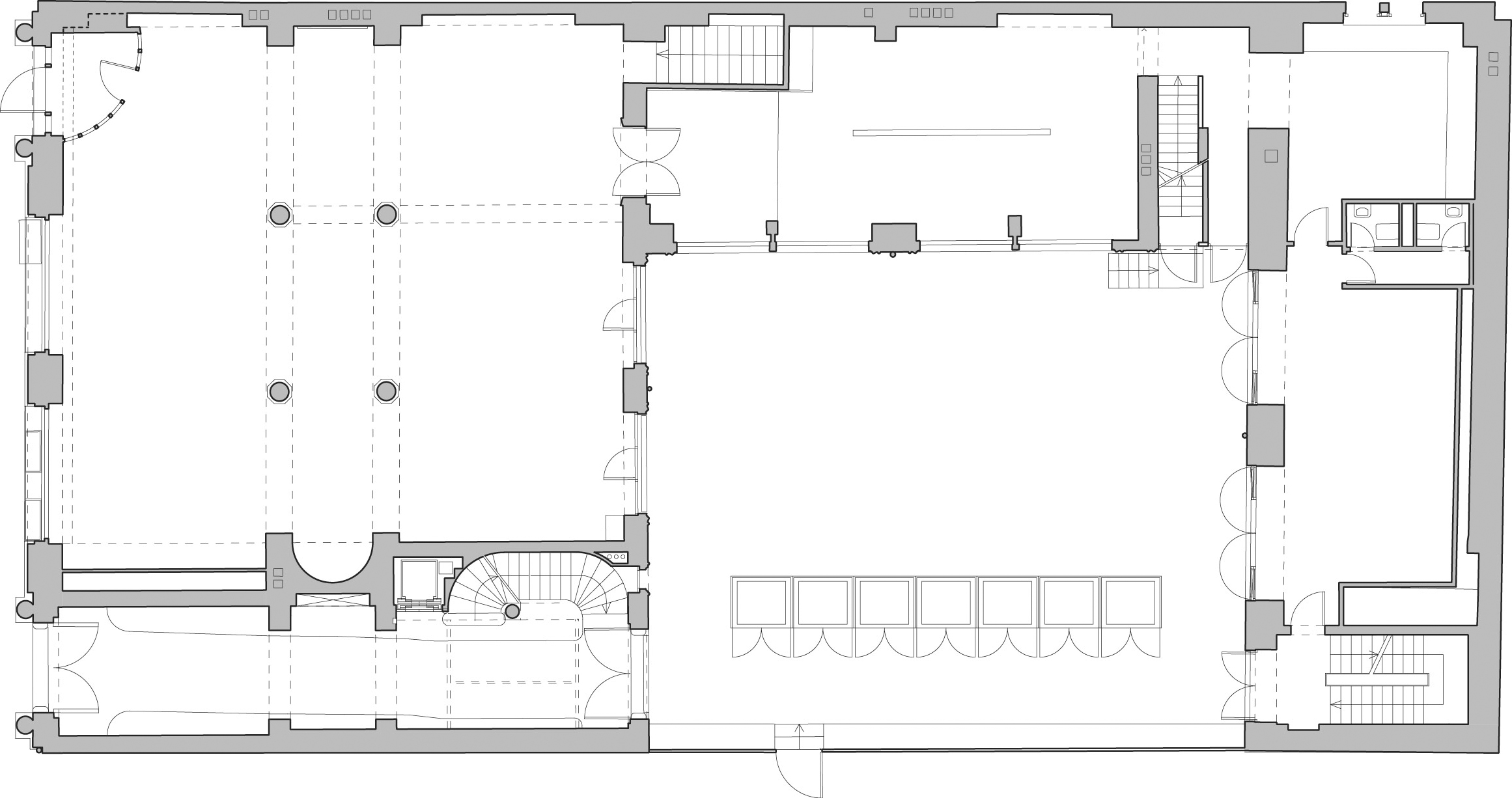 Haus Borchardt in Berlin, Grundriss EG