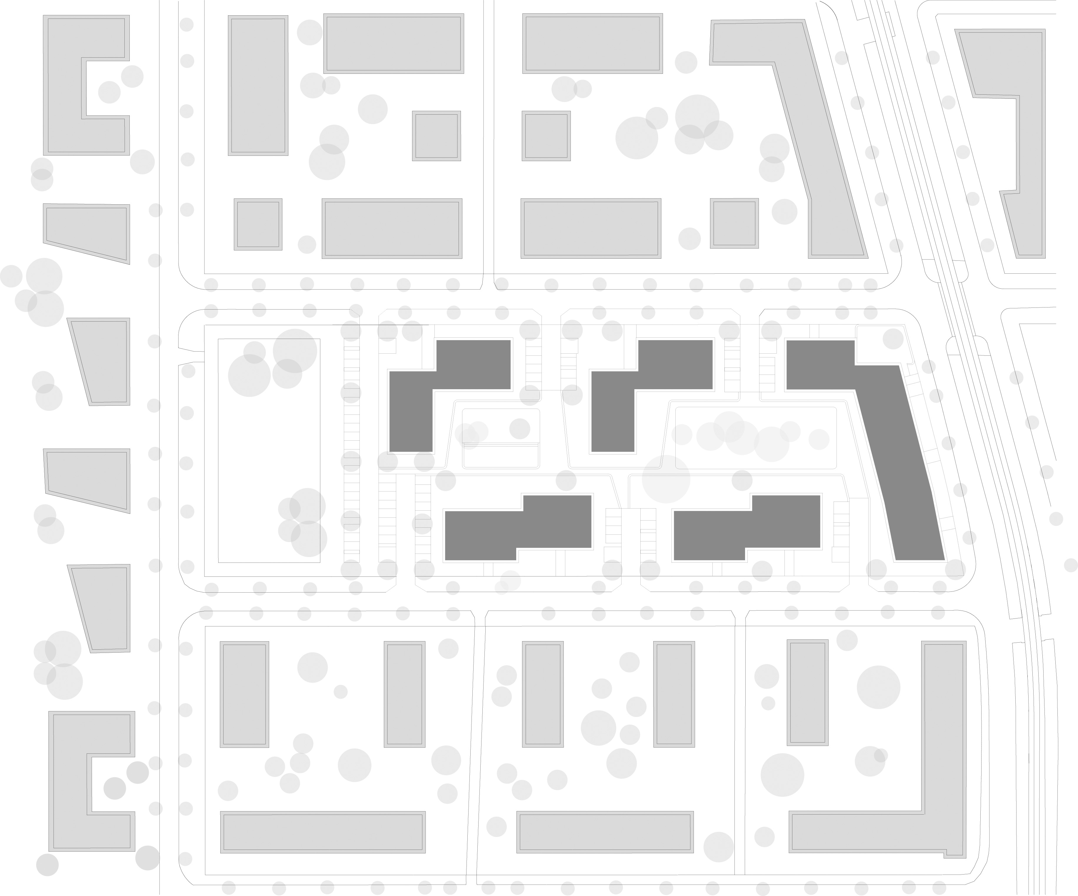 Wohnanlage Georg-Hermann-Allee in Potsdam, Lageplan