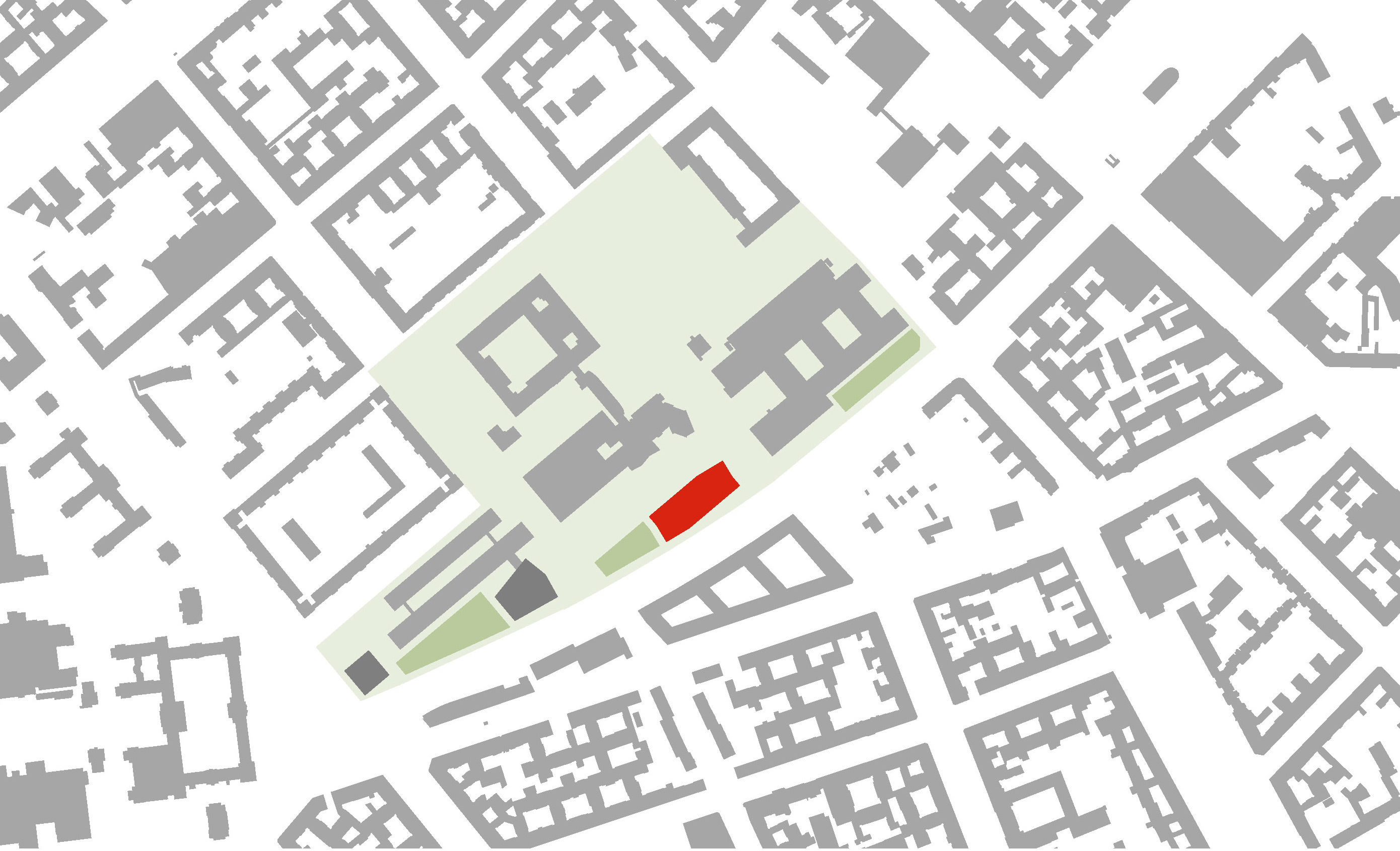 Berliner Hochschule für Technik, Laborgebäude WAL,  Lageplan