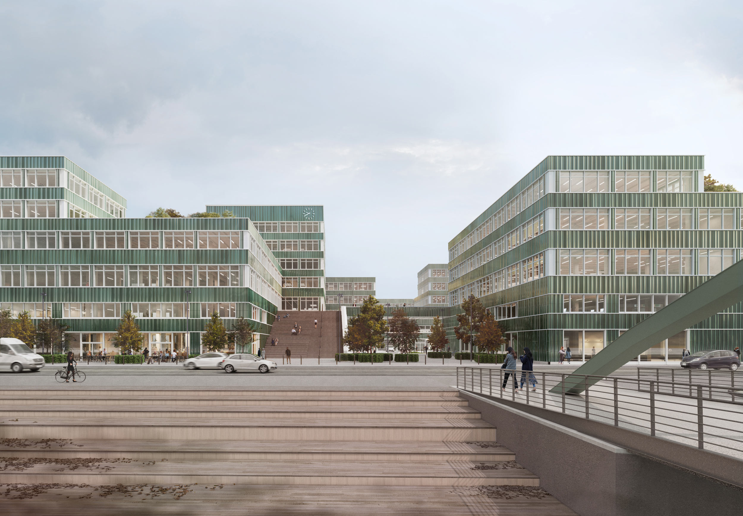 Büro und Industrie Campus "Berlin Decks" - Perspektive Ufer