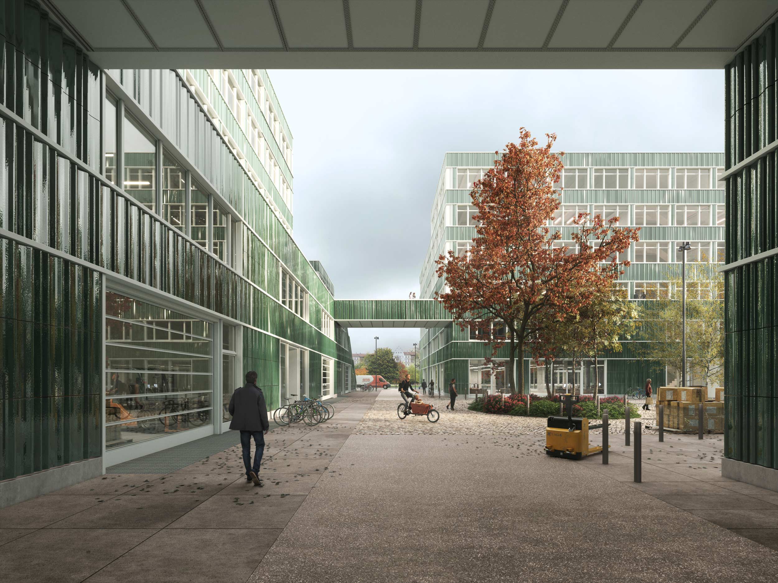 Büro und Industrie Campus "Berlin Decks" - Perspektive Hof