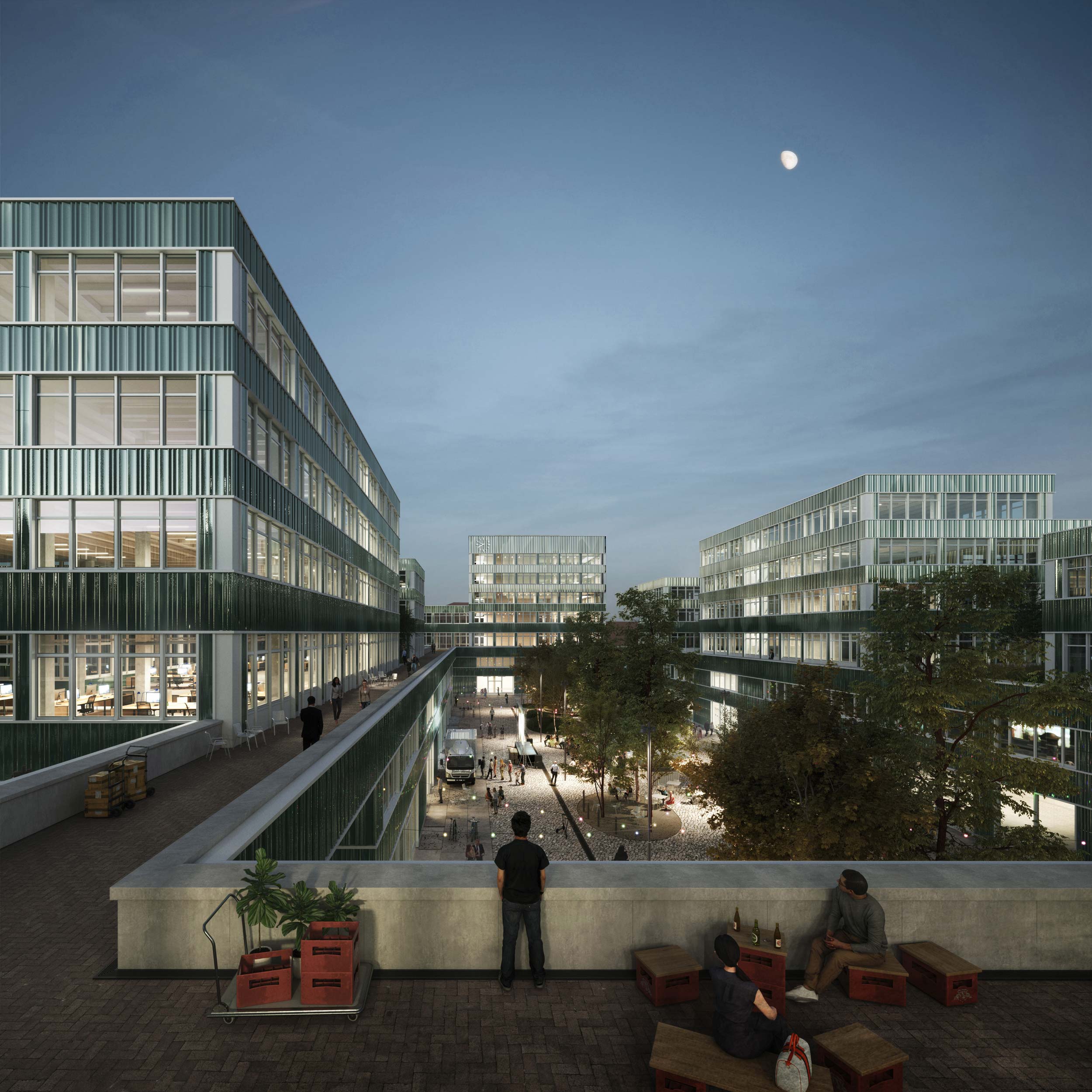 Büro und Industrie Campus "Berlin Decks" - Promenadendeck