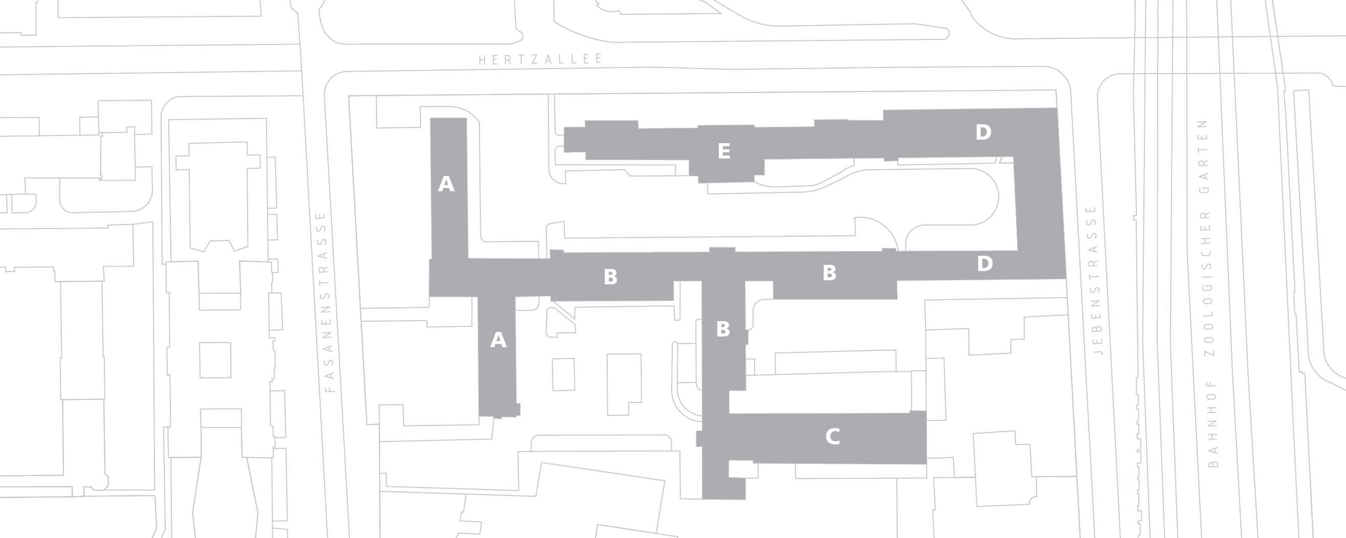 Sanierung des Berliner Dienstsitz der Bundesanstalt für Immobilienaufgaben - BImA - Lageplan