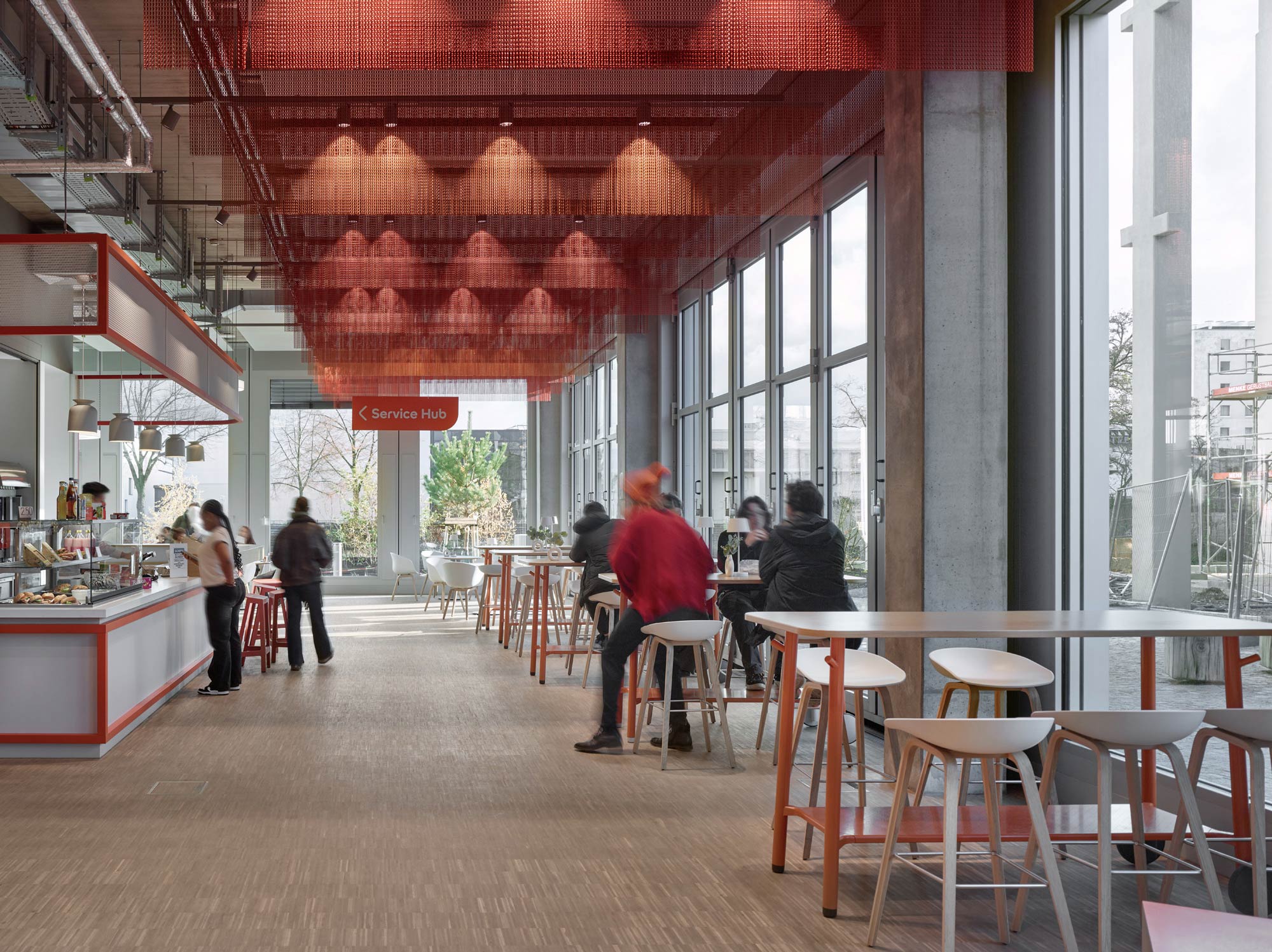 SHED - SRH University of Applied Science Berlin, Cafeteria, Foto: Stefan Mueller