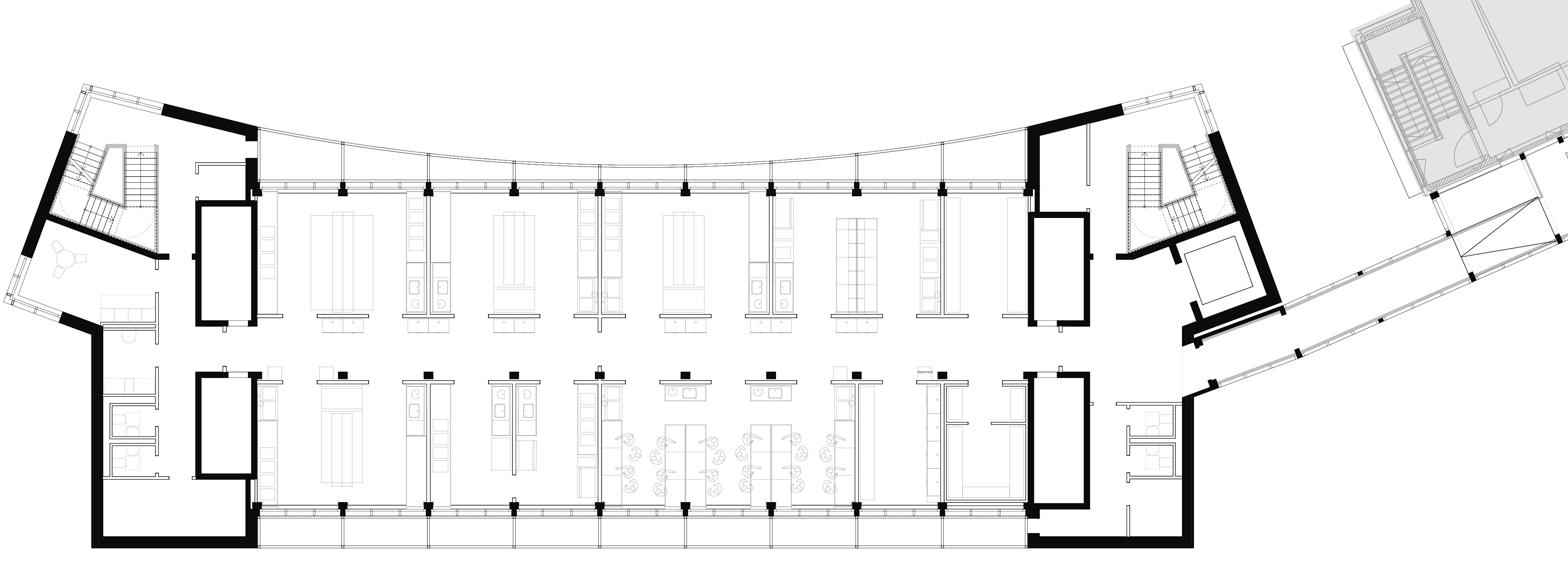 Erweiterung Max-Planck-Institut für evolutionäre Anthropologie (EVAN) - Grundriss 2. OG Laborbereich