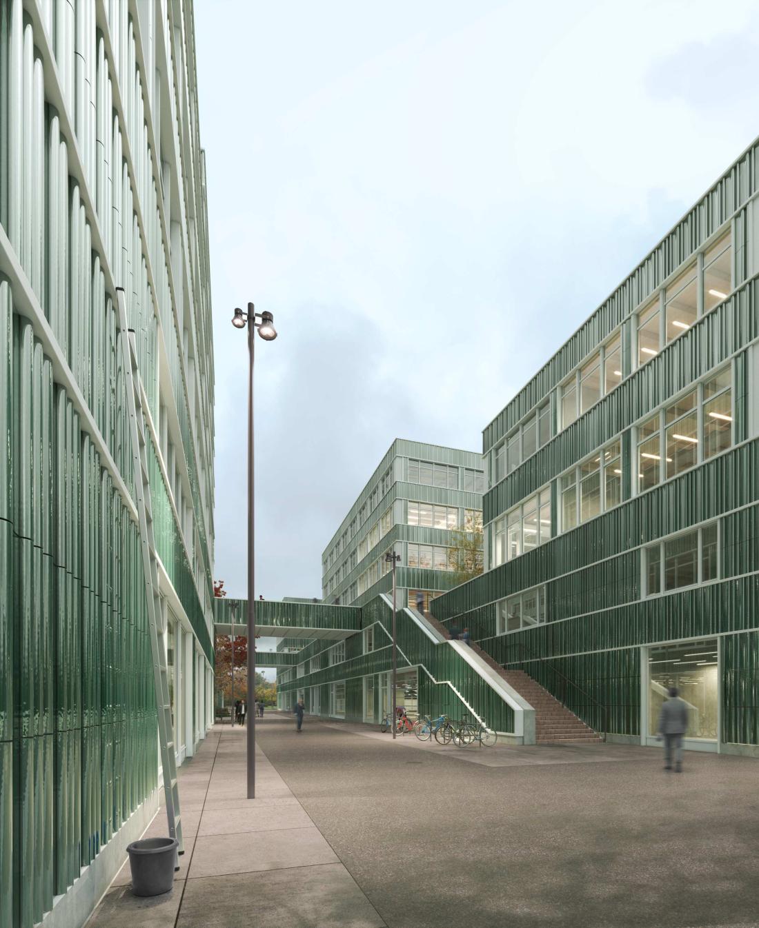 Büro- und Gewerbecampus BERLIN DECKS Innenhof