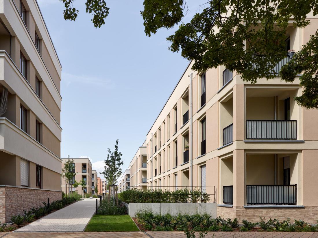 Wohnquartier Heinrich-Mann-Allee in Potsdam, Foto: Stefan Müller