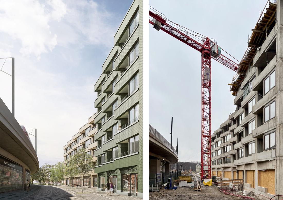 Wohnbebauung Bubenska in Prag