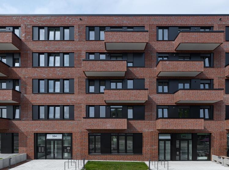 Büro- und Wohngebäude Podbielskistraße in Hannover - Fassadendetail - Foto: Stefan Müller